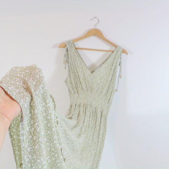 *DEX Green Floral Maxi Dress - Picture 5 of 7